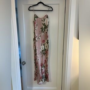 Reformation floral Silk Dress Size M